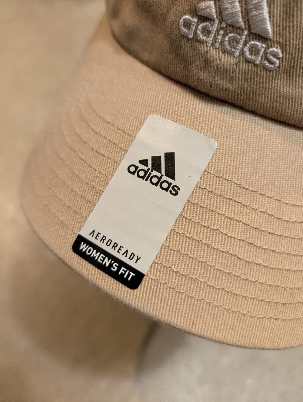 NWT Adidas Women's Saturday 2.0 Cap Tan Adjustable Strap Back